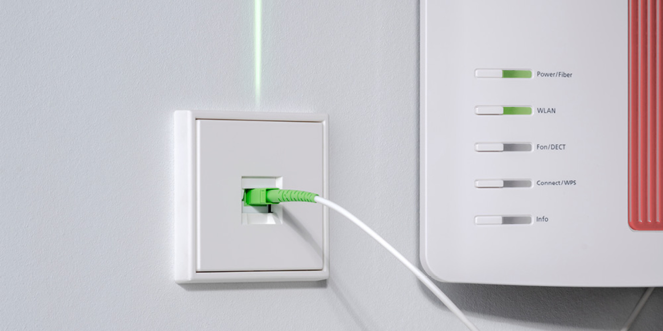 Die neuen Glasfaser-Anschlussdosen bei Elektro Knichal GmbH in Coswig/Anhalt